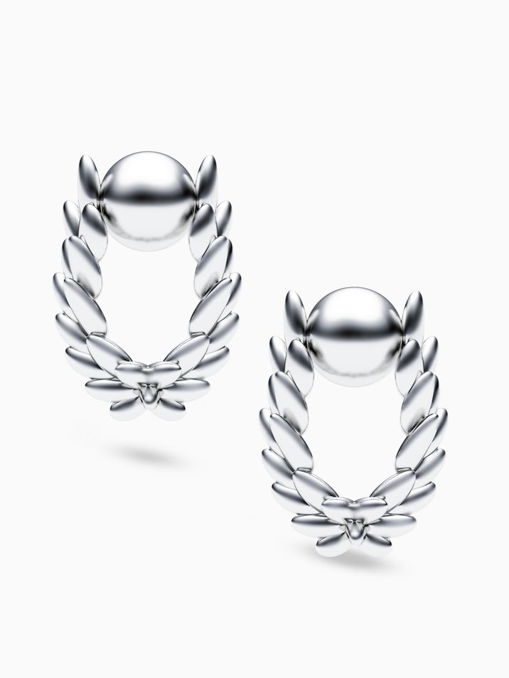 Laurel Leaf earrings
 008