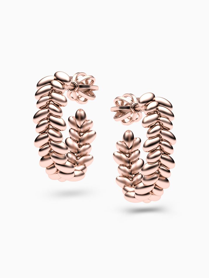Laurel Leaf earrings
 005
