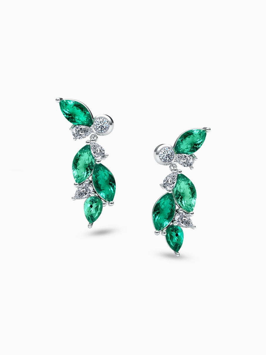 Emerald - earrings 003