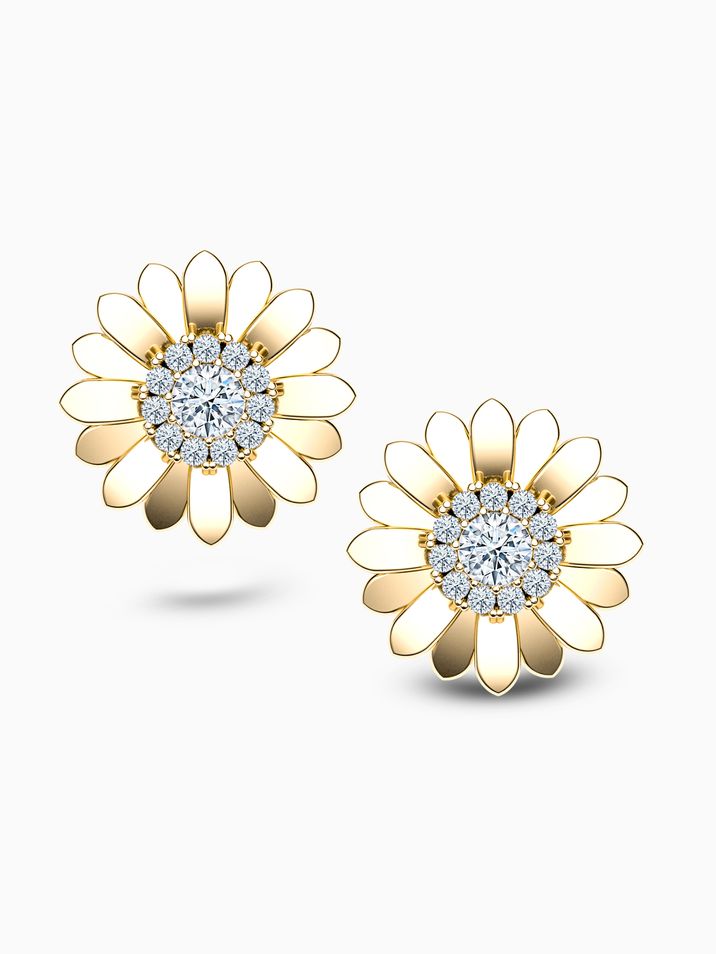 Earrings Gerbera 001