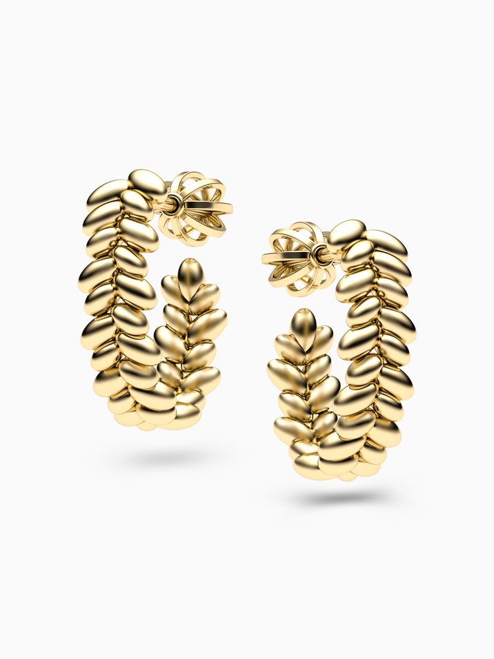 Laurel Leaf earrings
 005