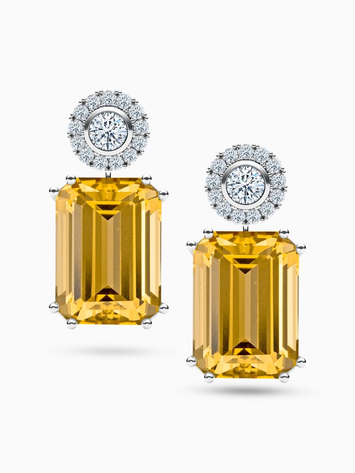 Citríny, diamanty SI1/E