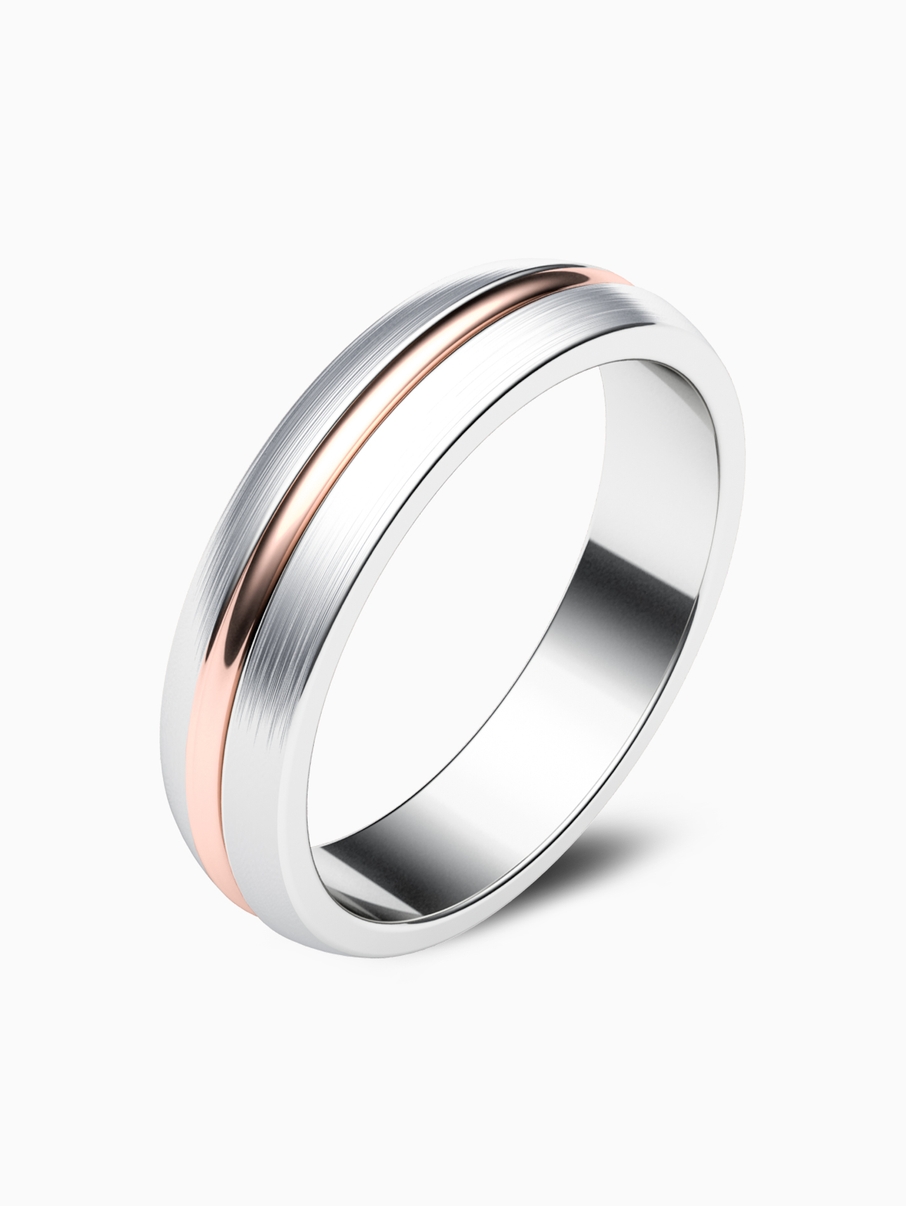 Pánsky snubný prsteň 017