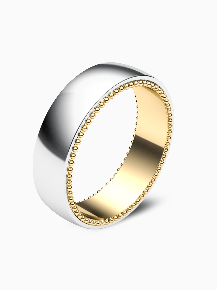 Pánsky snubný prsteň 019