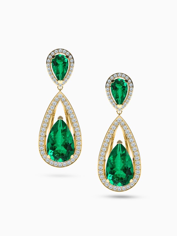 Smaragdy, diamanty SI1/E