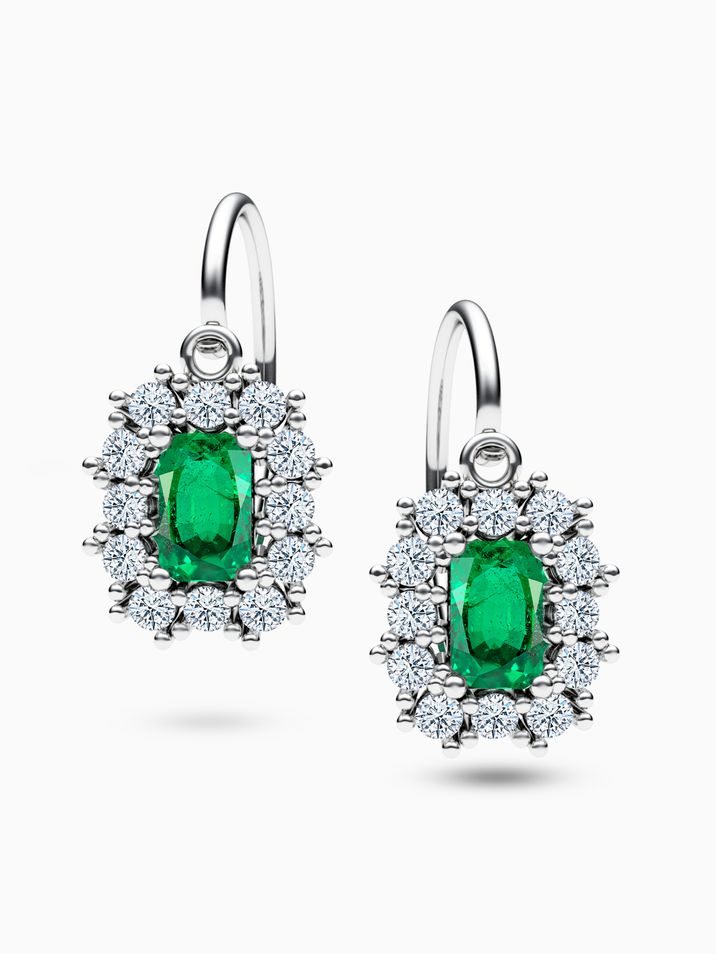 Smaragdy, diamanty SI1/E