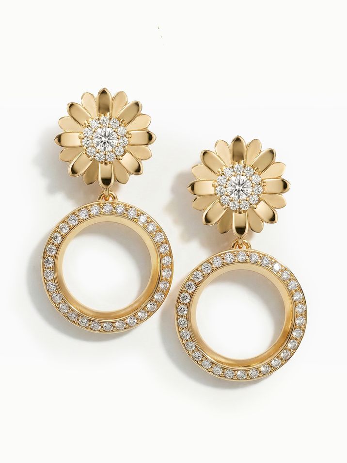 Náušnice Gerbery 002