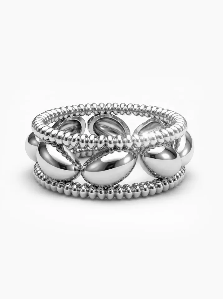 Originálny prsteň z bieleho zlata zdobený motívom vavrínového listu KORBIČKA