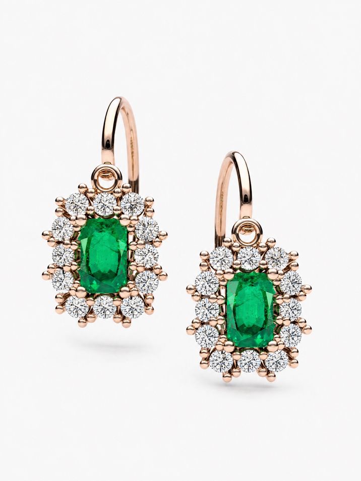 Smaragdy, diamanty SI1/E