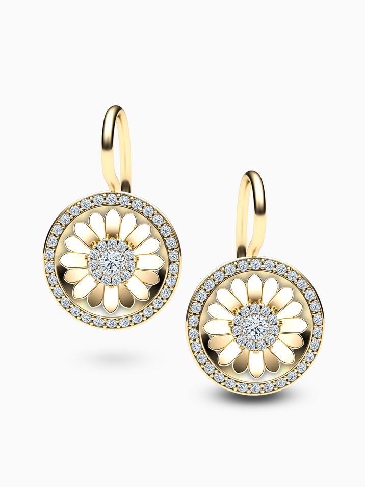 Náušnice Gerbery 003