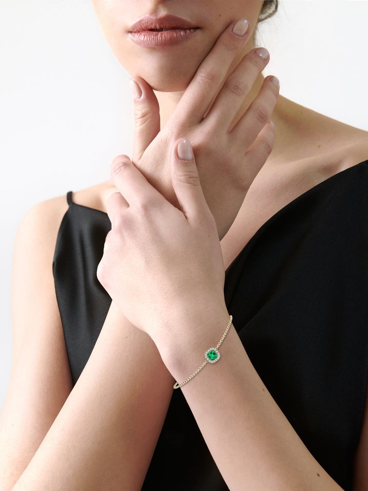 Smaragd, diamanty SI1/E