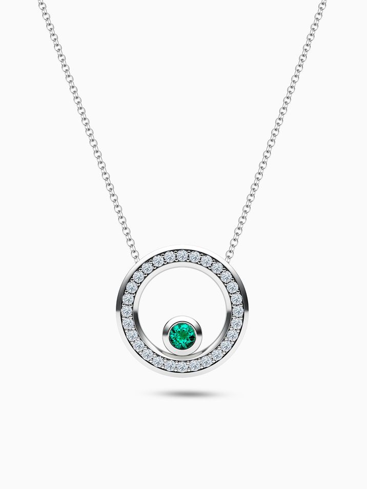 Smaragd, diamanty SI1/E