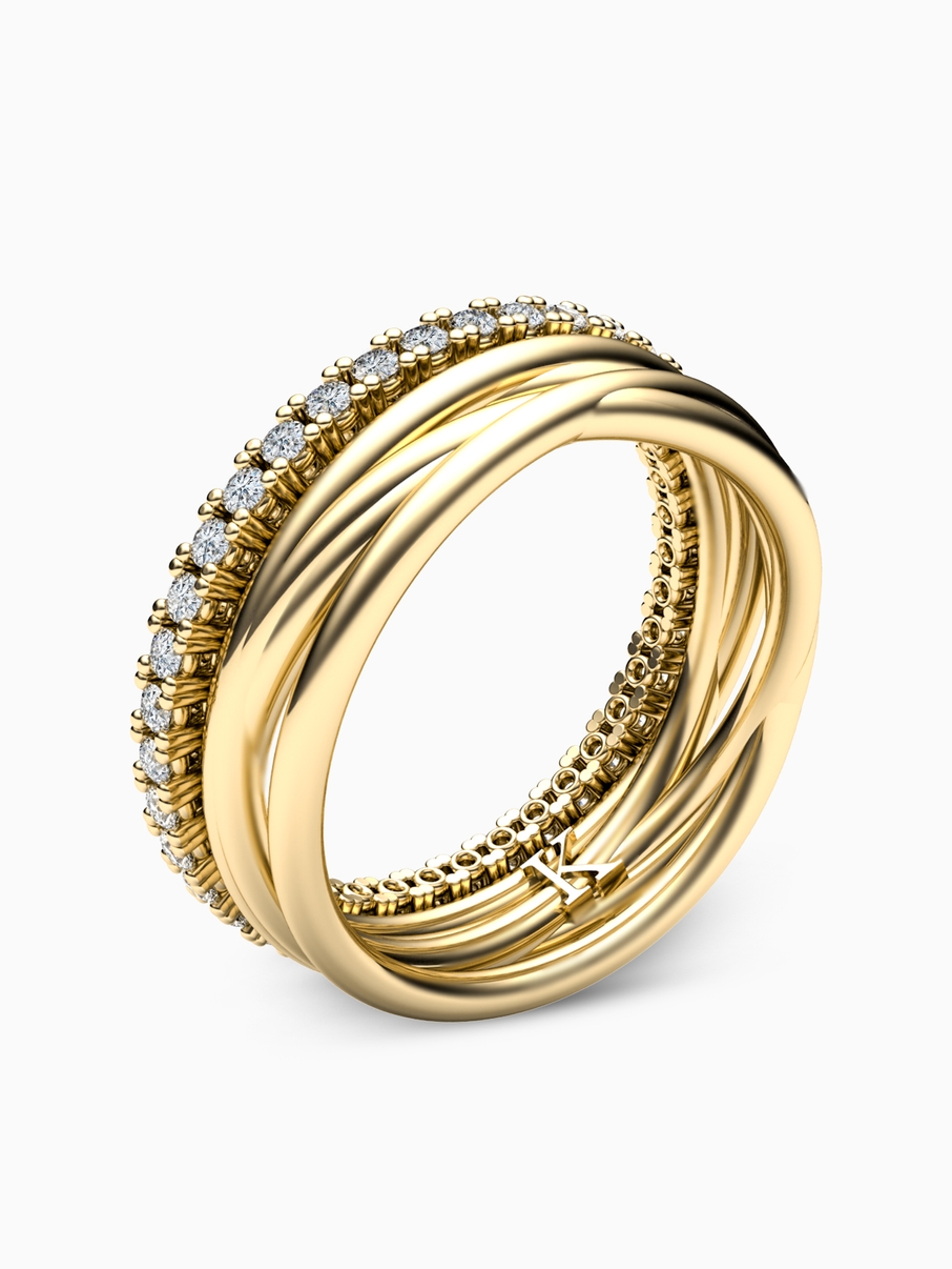 Dámsky snubný prsteň 031