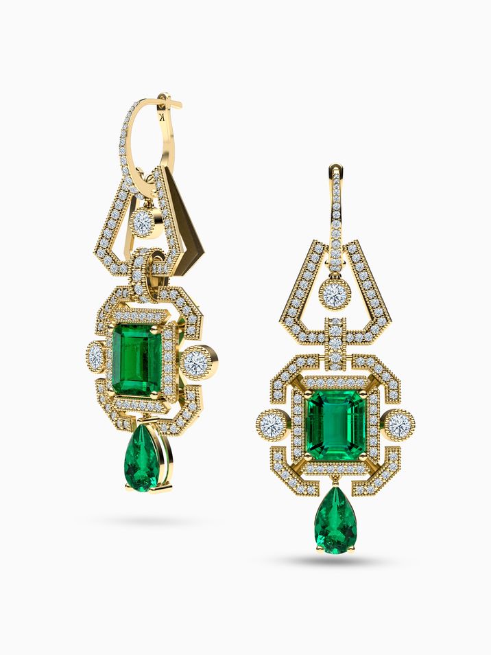 Smaragdy, diamanty SI1/E