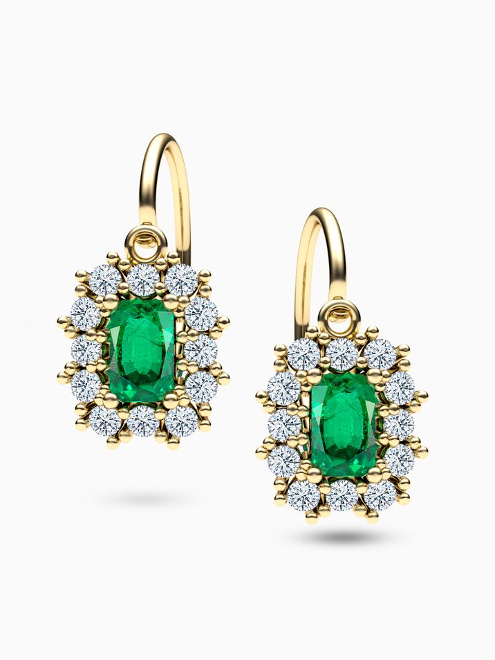 Smaragdy, diamanty SI1/E