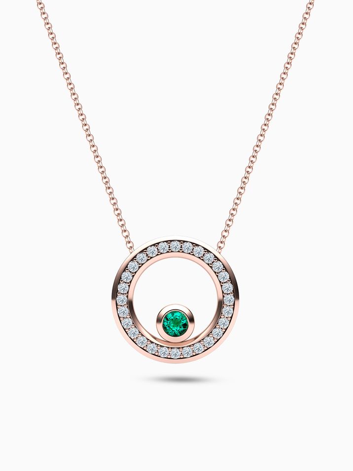 Smaragd, diamanty SI1/E