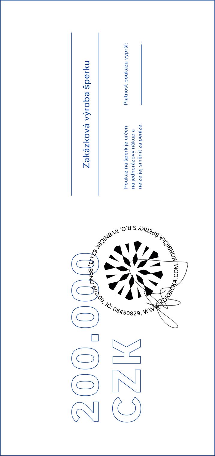 Dárkový poukaz - 200 000 Kč