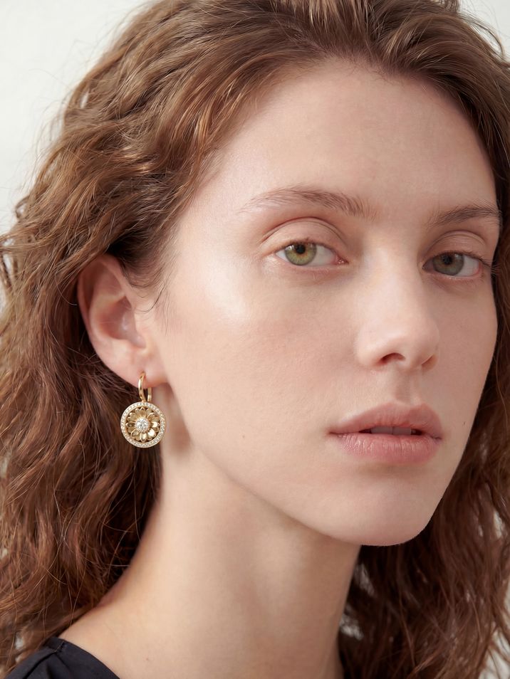 Náušnice Gerbery 003