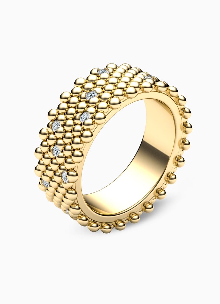 Women's wedding ring 030 Korbička