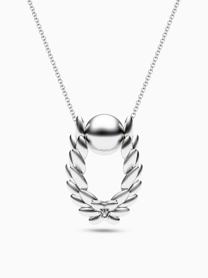 Laurel Leaf necklace
 004