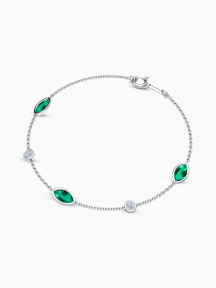 Smaragdový náramok 001