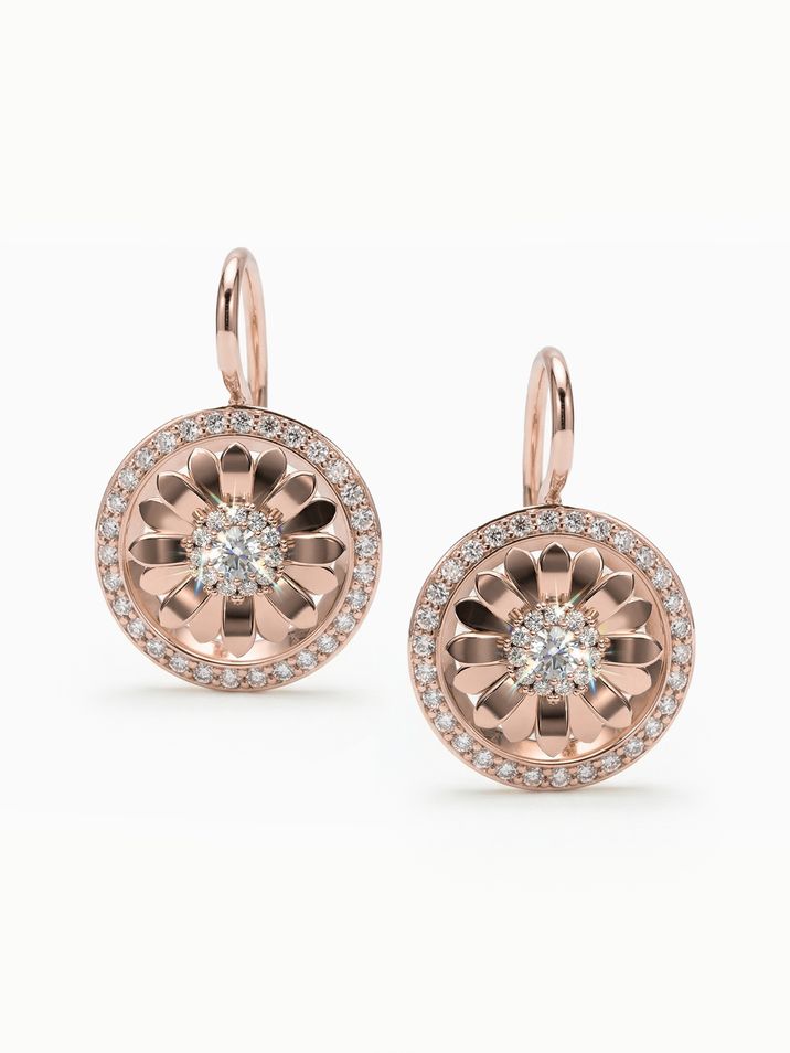 Náušnice Gerbery 003