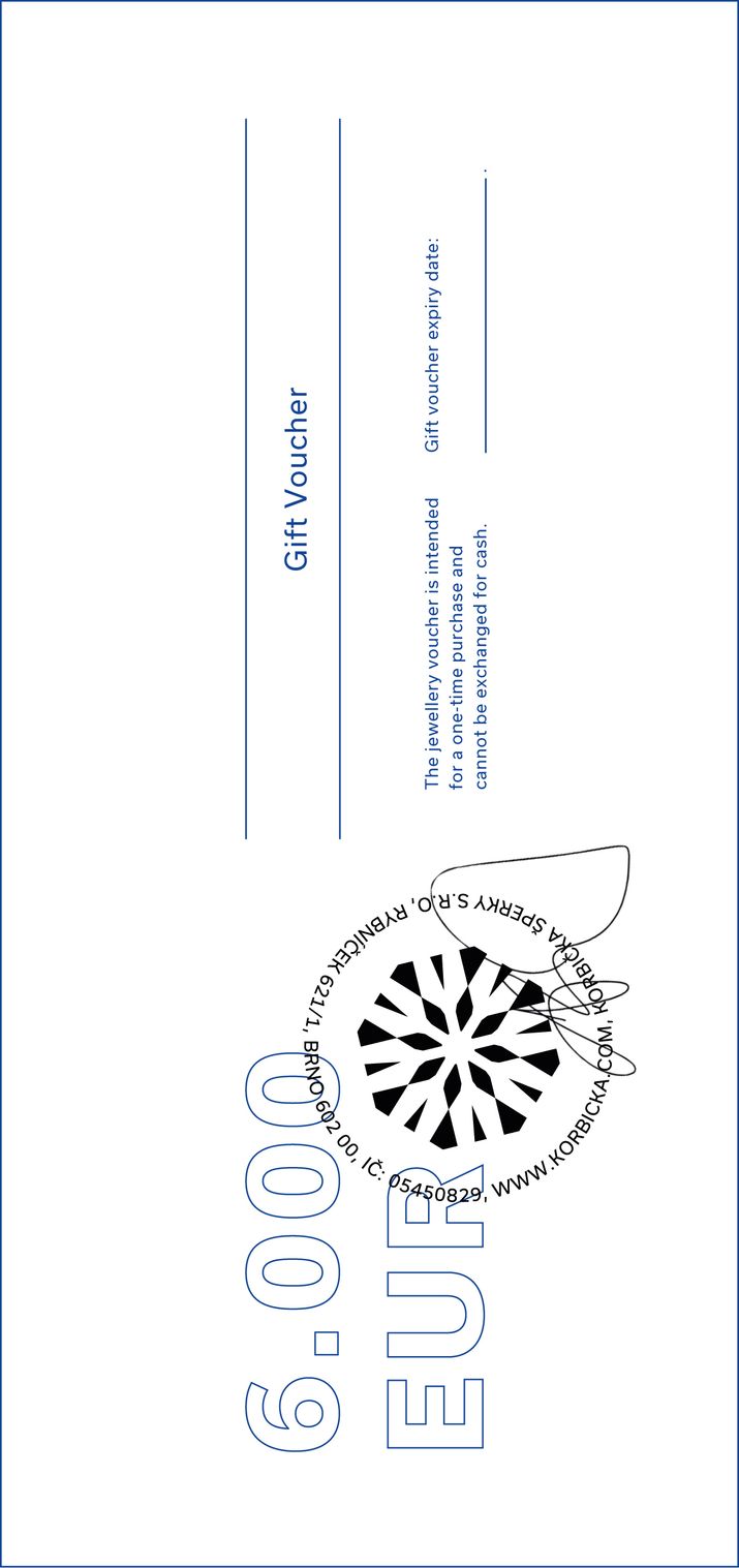 Gift voucher - 6000 EUR