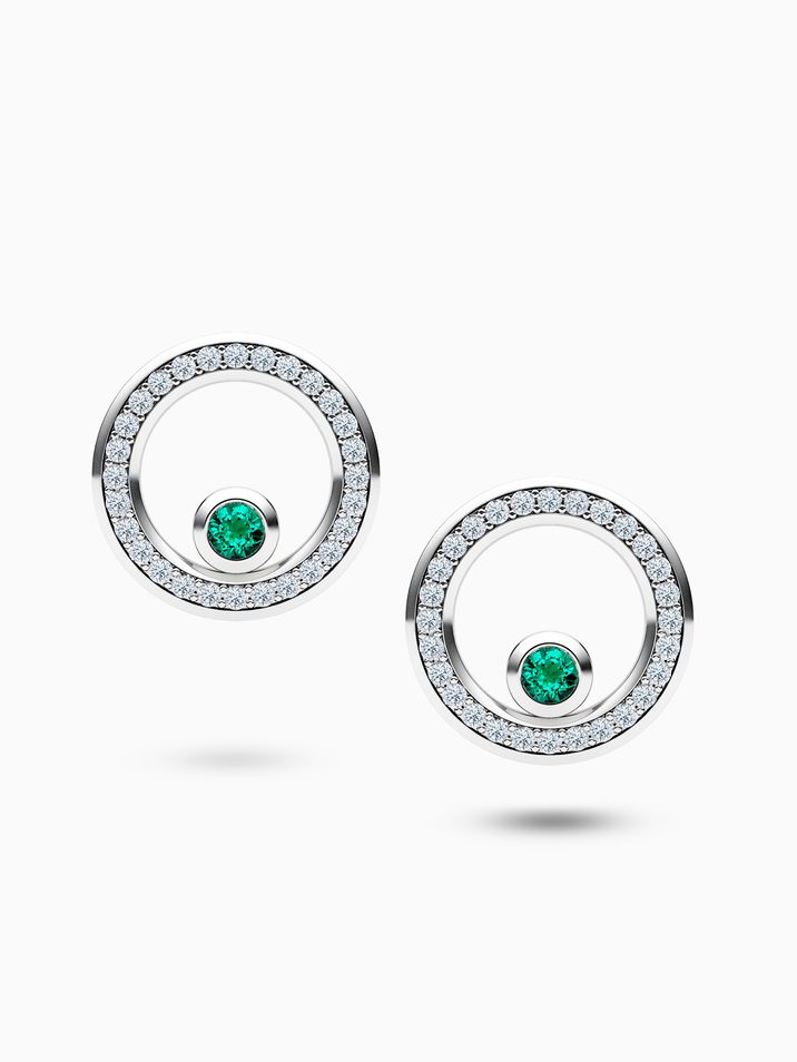 Smaragdy, diamanty SI1/E