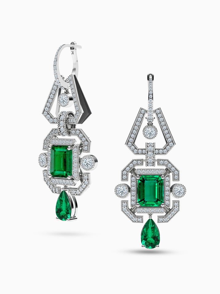 Smaragdy, diamanty SI1/E