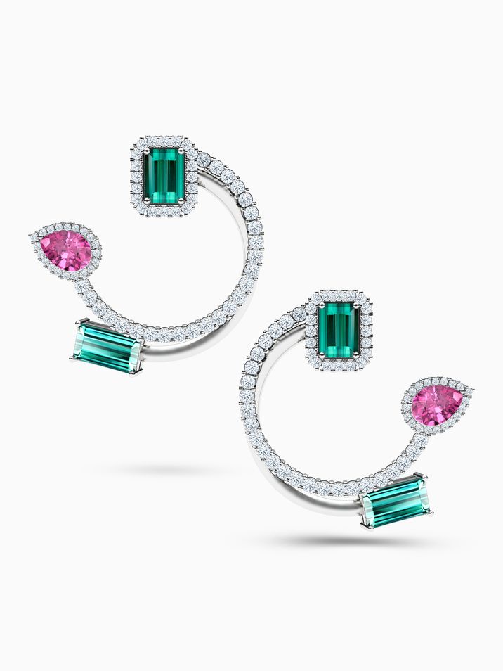 Turmalíny, diamanty SI1/E