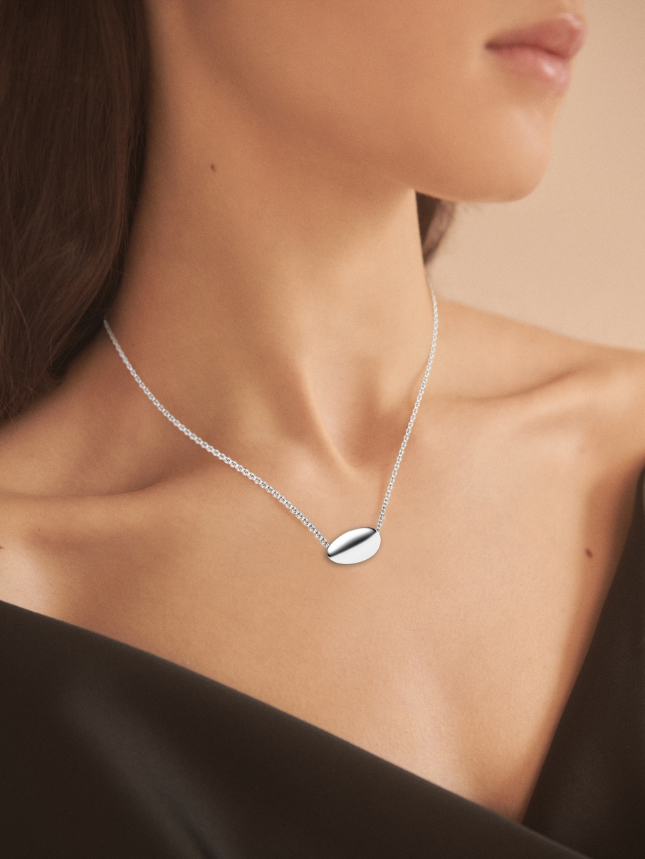 Laurel Leaf necklace
 001