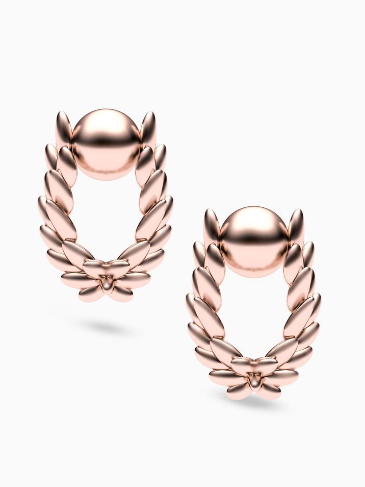 Laurel Leaf earrings
 008