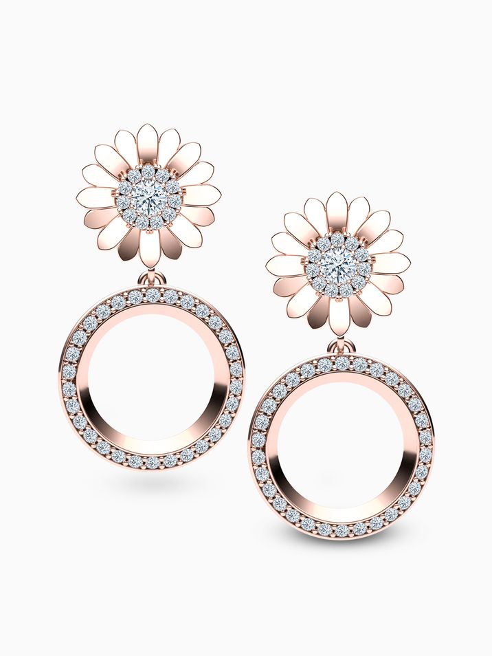 Náušnice Gerbery 002