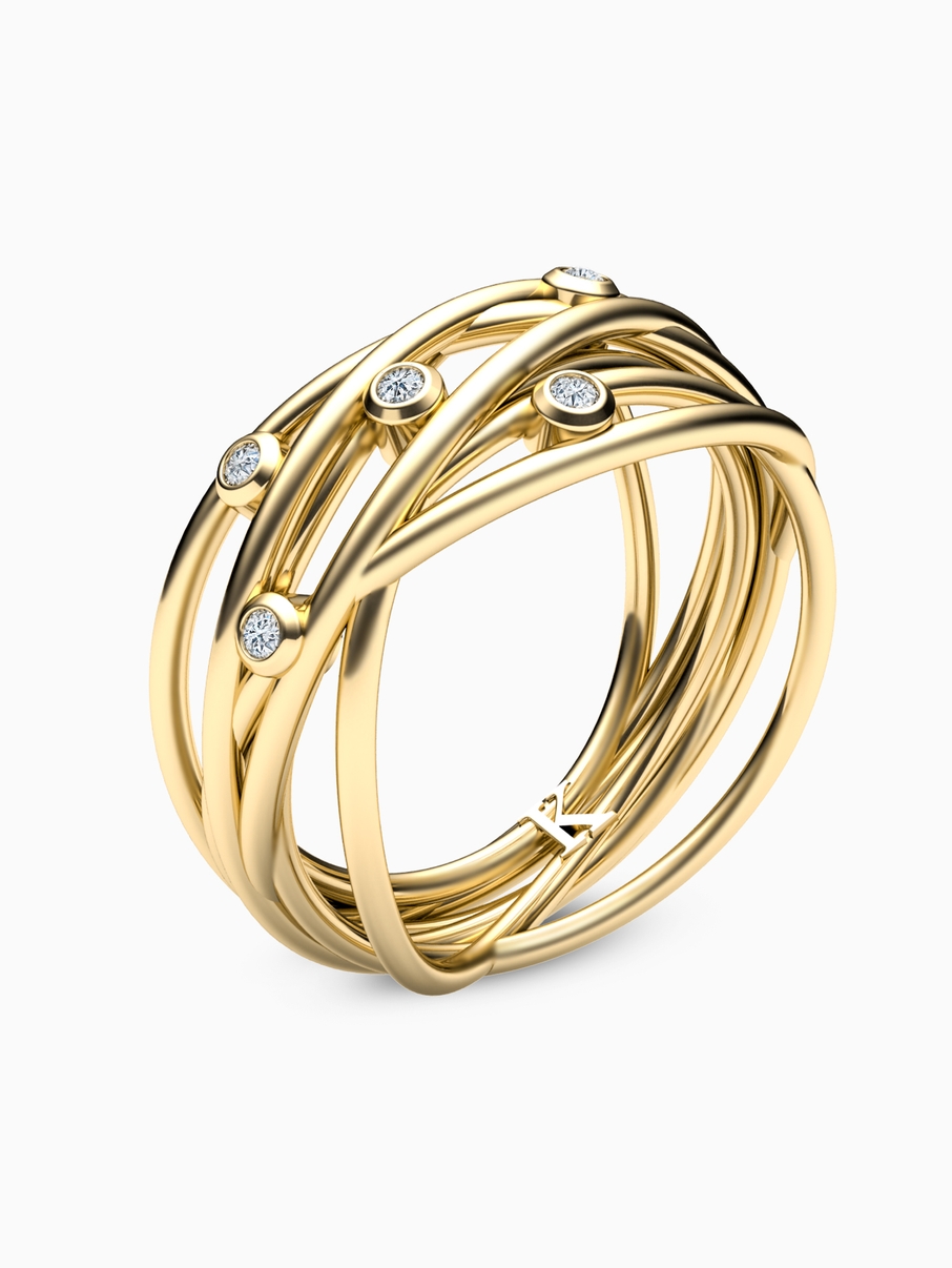 Dámsky snubný prsteň 029