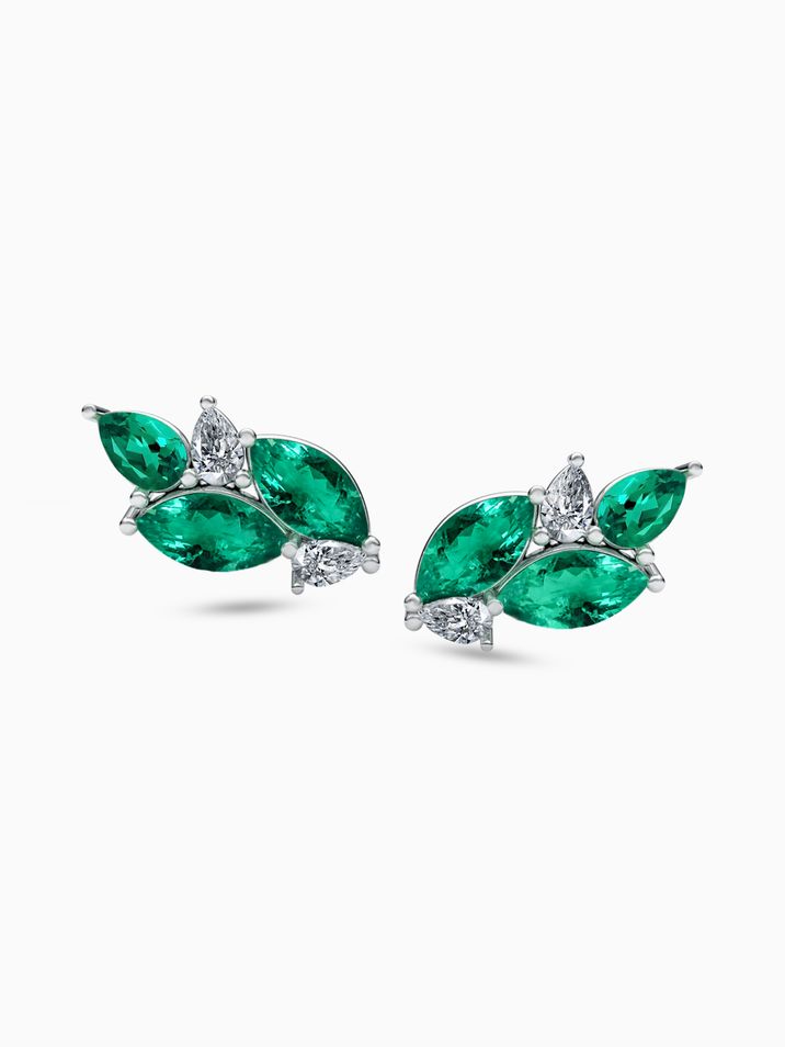 Emerald - earrings 001