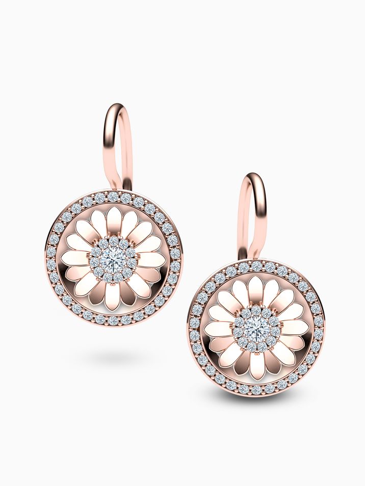 Náušnice Gerbery 003