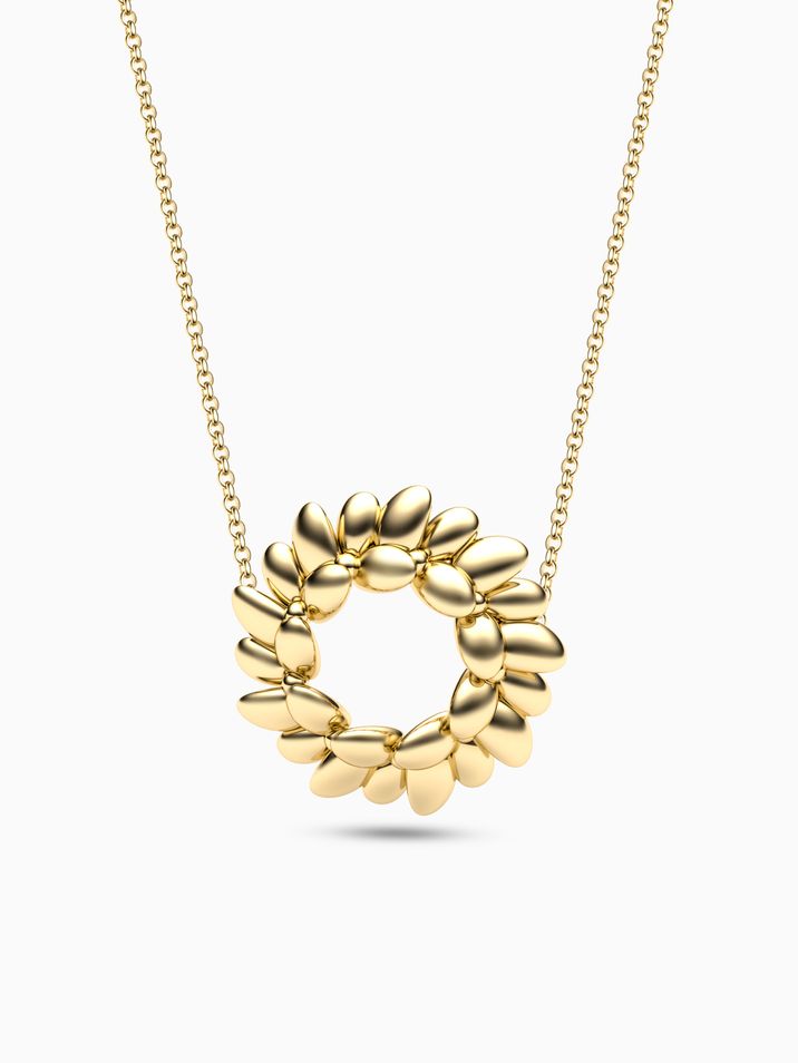 Laurel Leaf necklace
 002